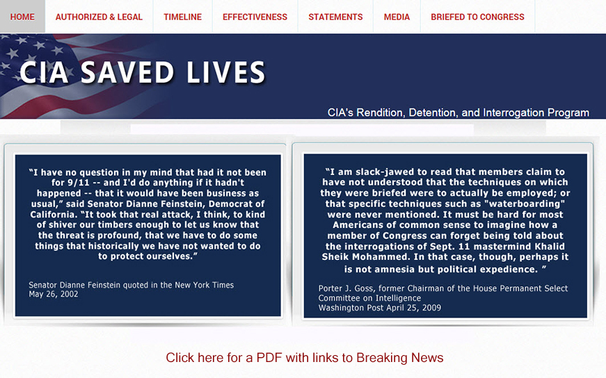 CIA Post-9/11 Actions Saved Lives