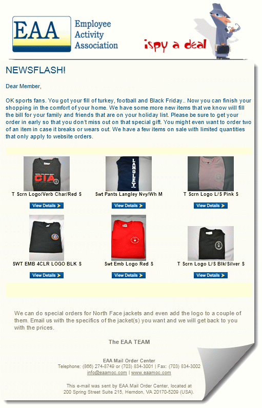 EAA Gift Shop