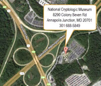 National Cryptologic Museum Map